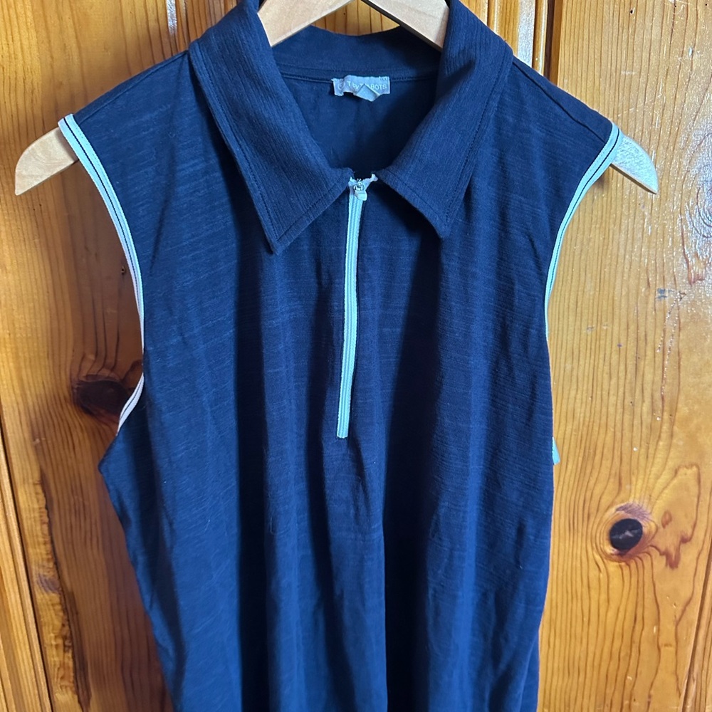 Women's T By  Talbots  Slub Polo  Active Shirt 2XP